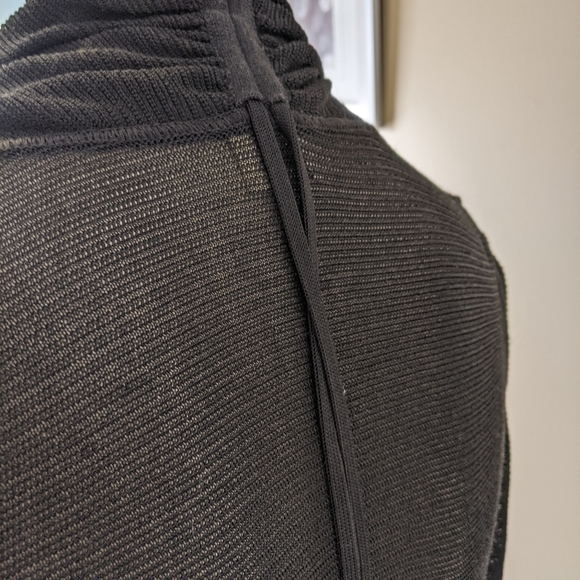 ARMANI collezioni black tie up open cardigan wrap - Picture 7 of 9